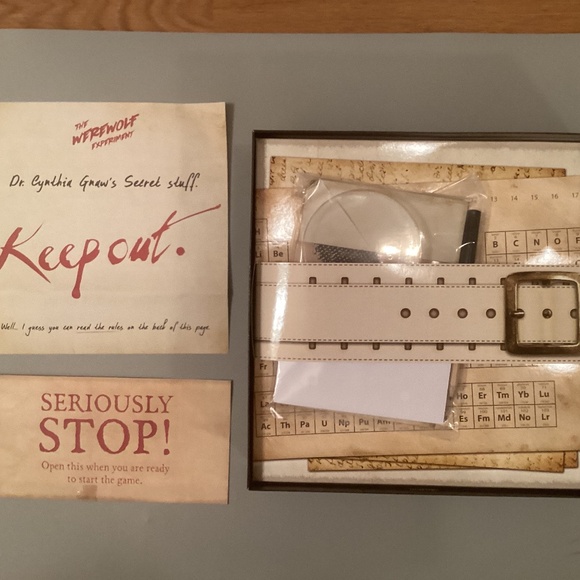 Escape Room in a Box: The Werewolf Experiment game - Picture 4 of 7